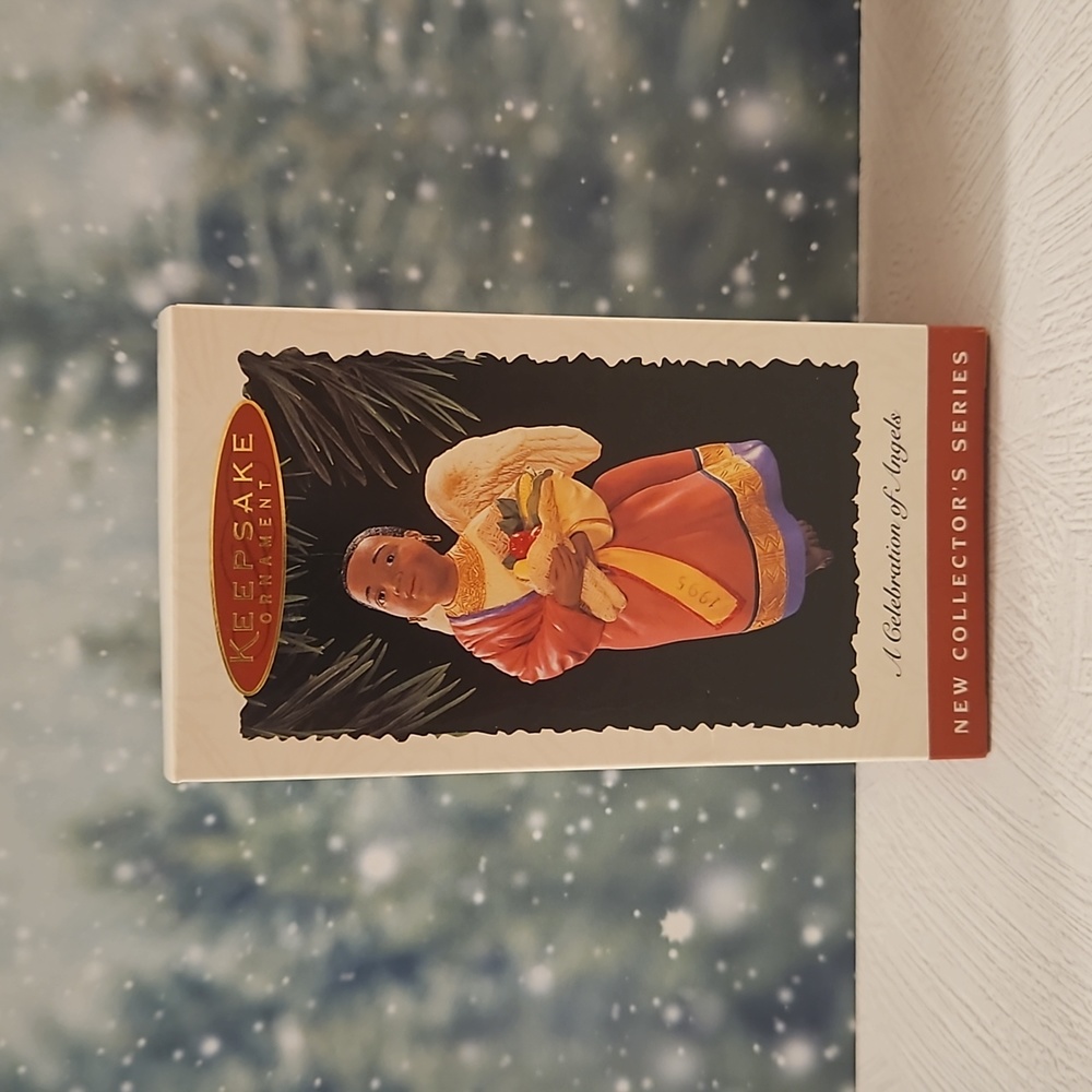 Hallmark keepsake ornament 'A Celebration Angels' 1st in Series 1995 NIB Kwanzaa